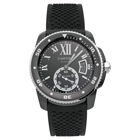 montre cartier bracelet caoutchouc